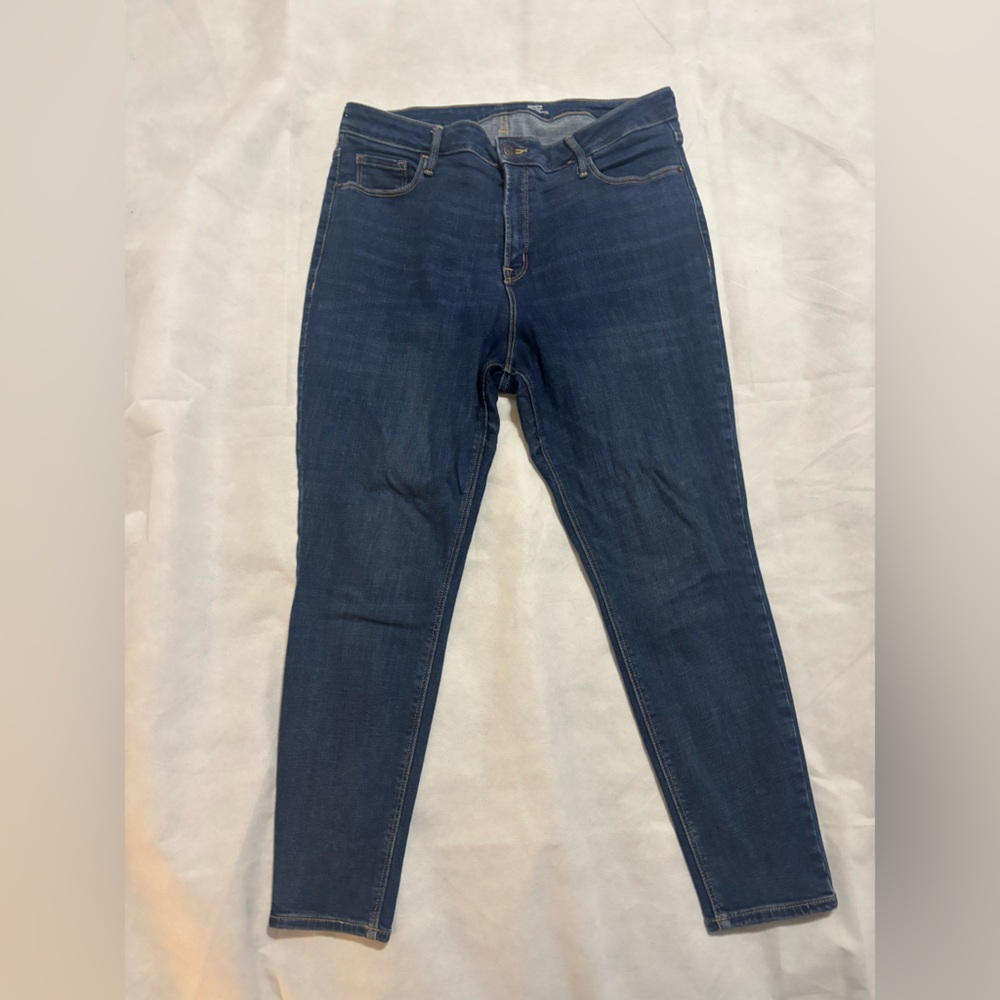 Old Navy ROCKSTAR SUPER SKINNY HIGH RISE size 16 short